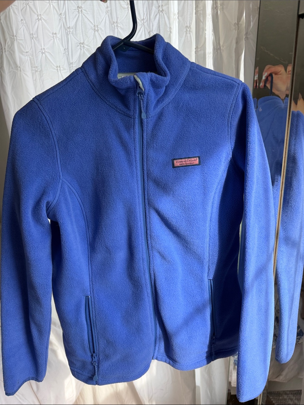 Vineyard Vines Royal Blue Full-Zip Fleece Jacket